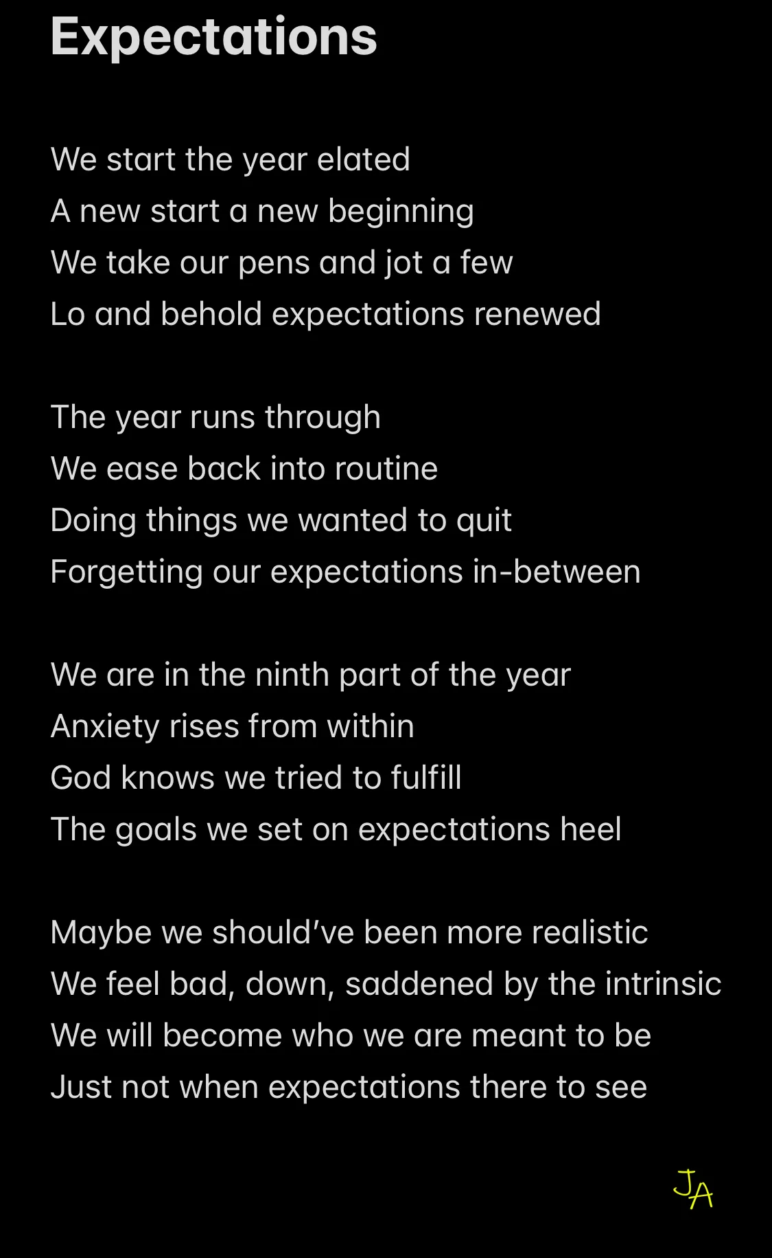 Expectations